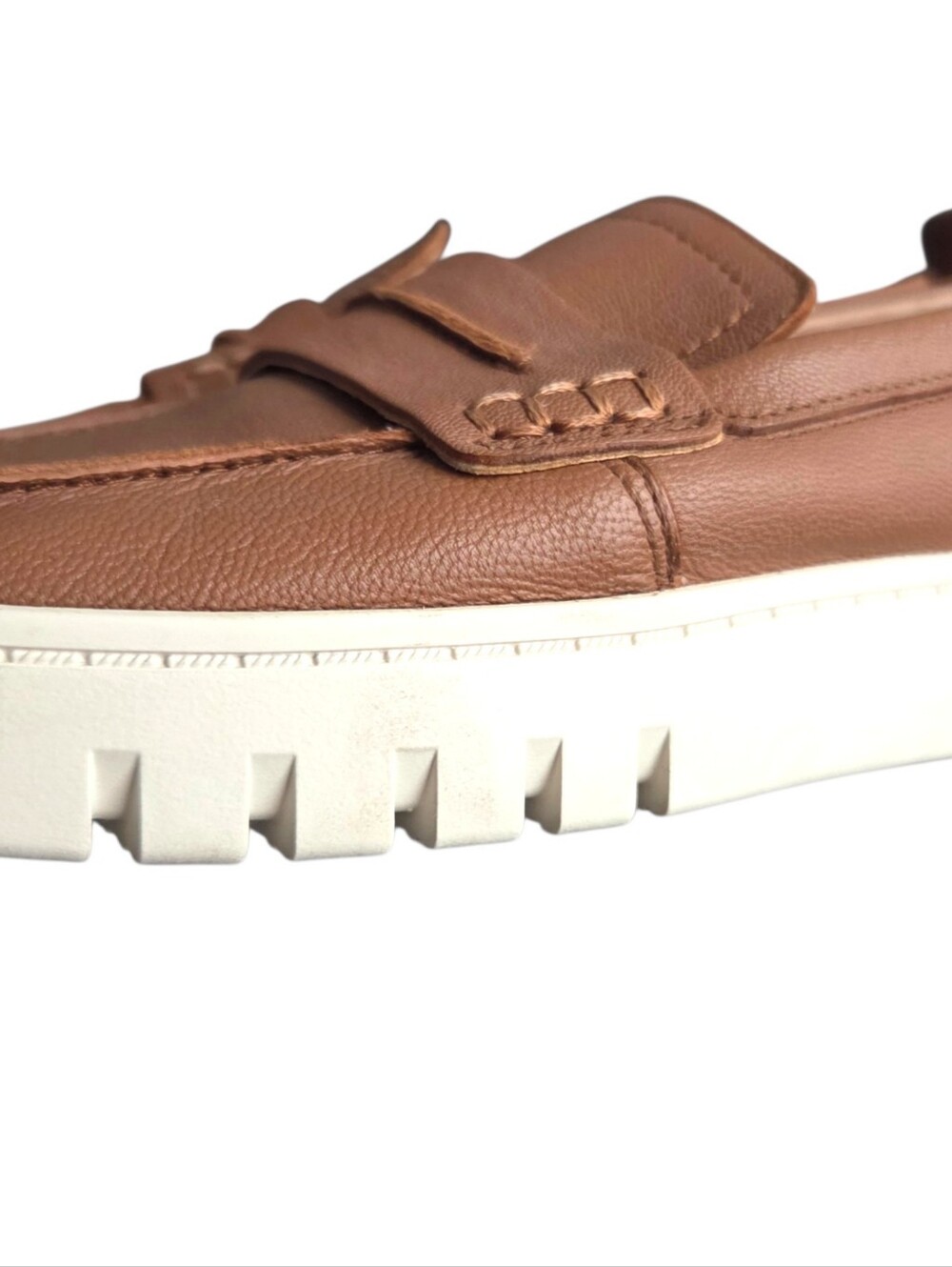 Vionic Tan Leather Uptown Loafer Women's Size 9.5 Preppy - Picture 7 of 10